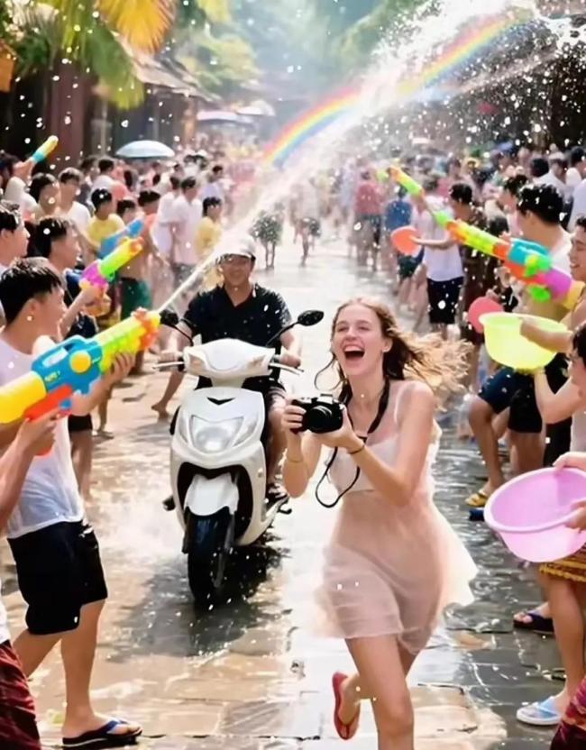 直擊西雙版納潑水節(jié)現(xiàn)場 歡笑與激情的盛宴(圖2)