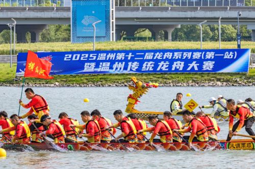 2025溫州第十二屆龍舟系列賽（第一站）暨溫州傳統(tǒng)龍舟大賽開賽(圖1)