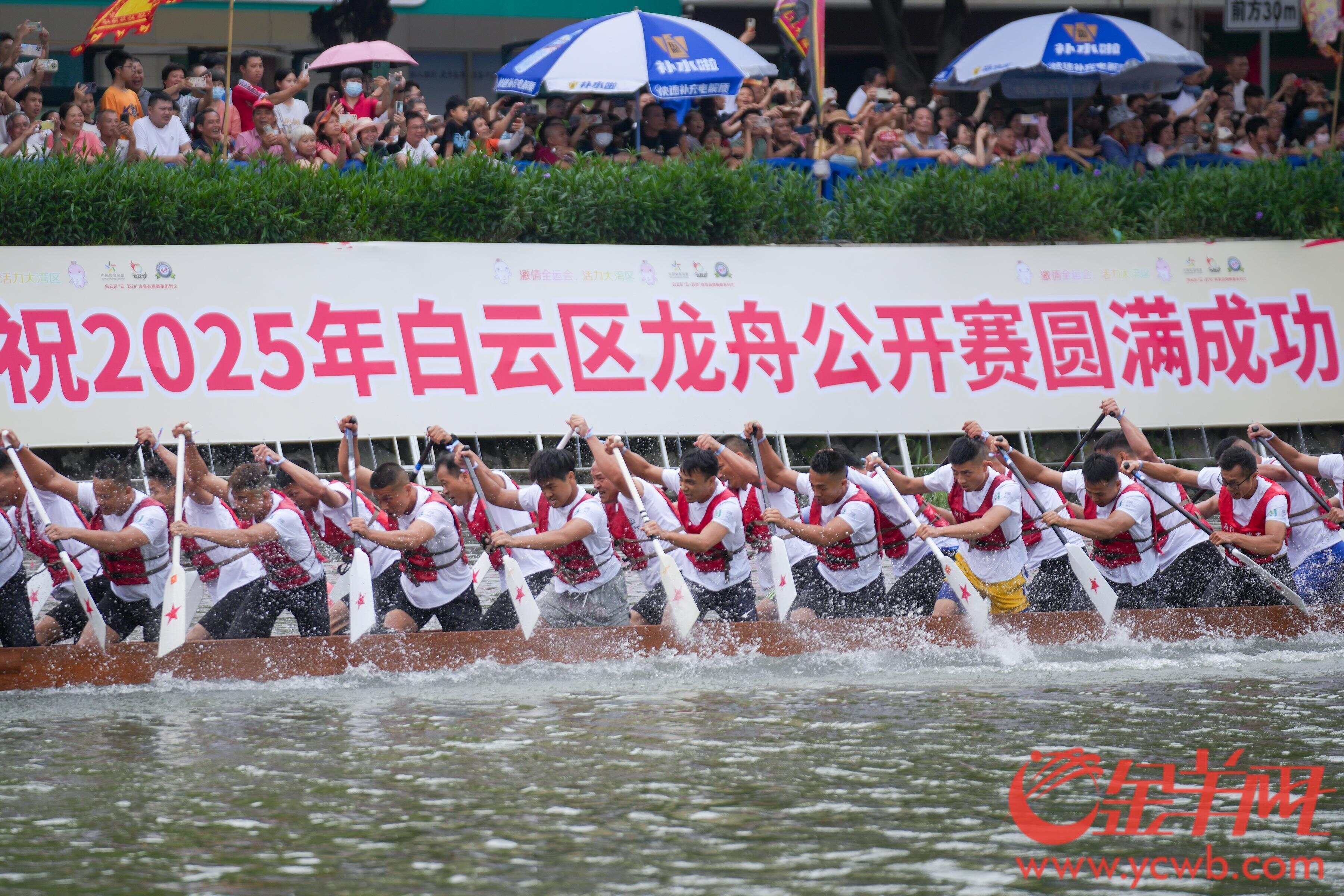 闊別13年石井河再現(xiàn)“群龍爭霸”！白云區(qū)龍舟公開賽激情上演